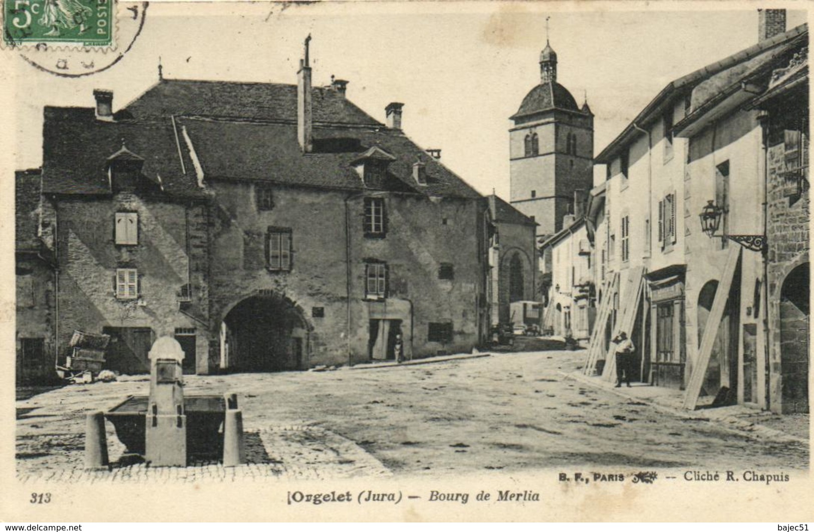 1 Cpa Orgelet - Bourg De Merlin - Orgelet