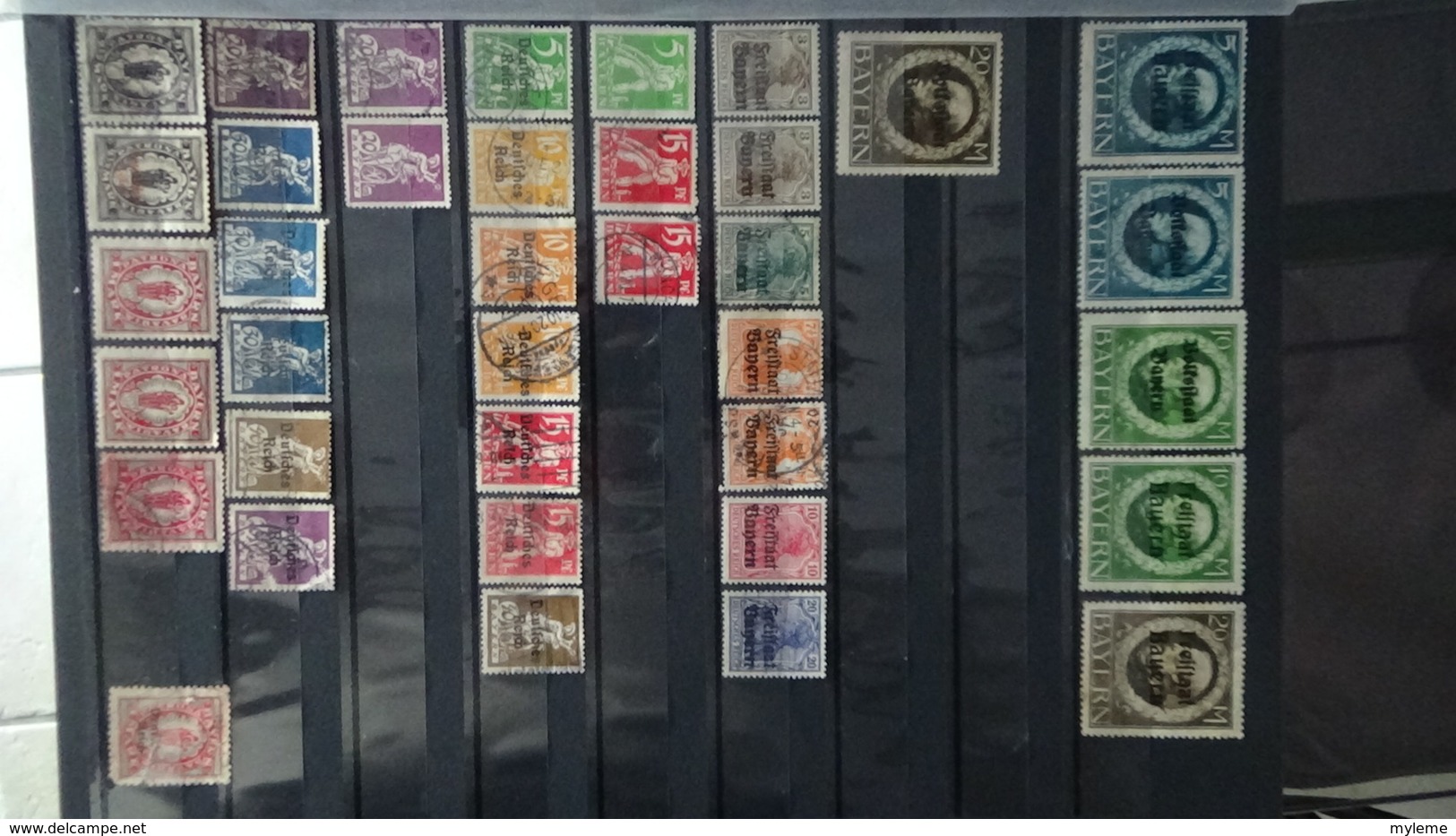 Collection Allemagne majorité oblitérés dont timbres ** de France côte 299 euros hors timbres de l'album !!!