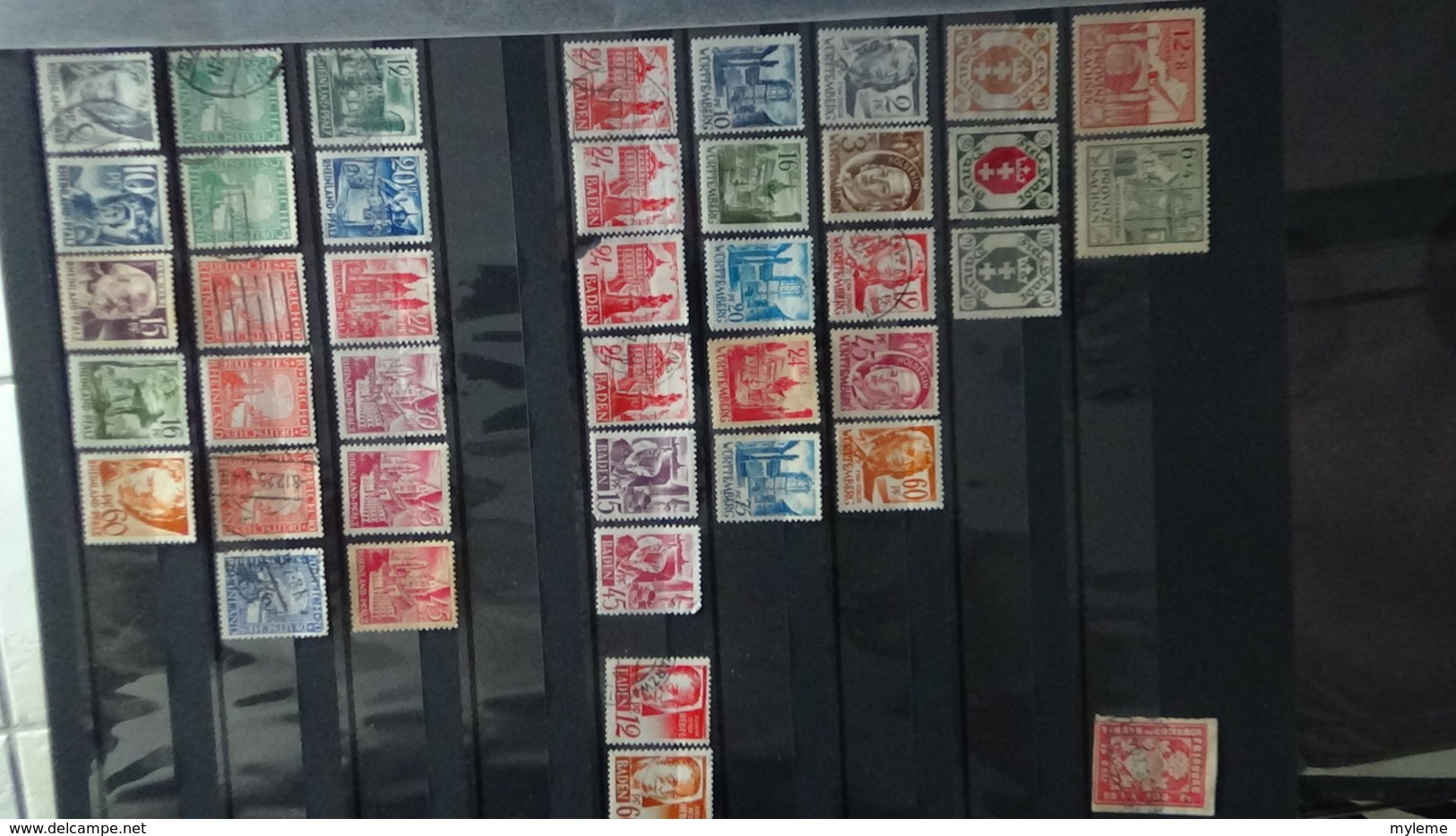 Collection Allemagne majorité oblitérés dont timbres ** de France côte 299 euros hors timbres de l'album !!!