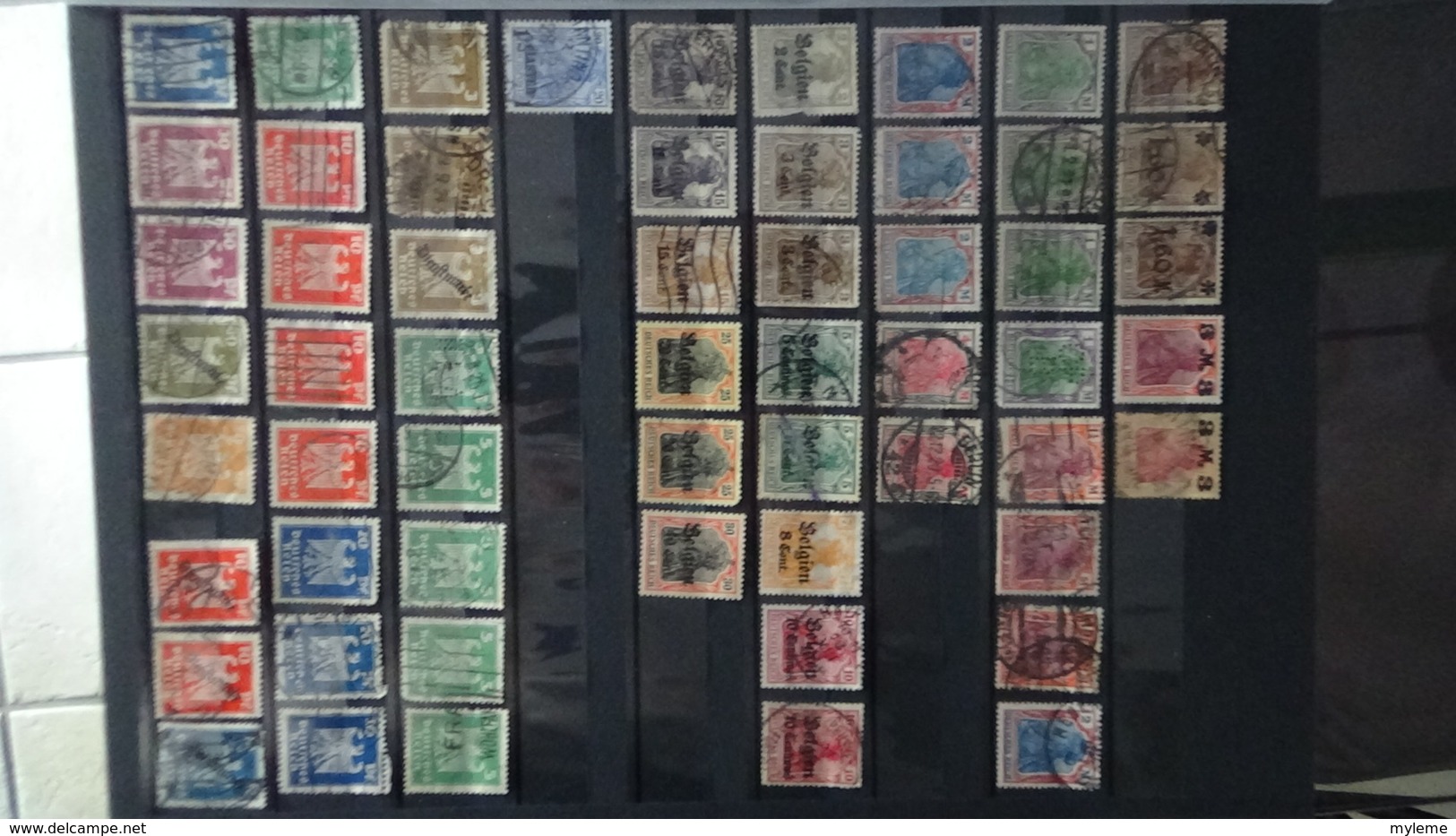 Collection Allemagne majorité oblitérés dont timbres ** de France côte 299 euros hors timbres de l'album !!!