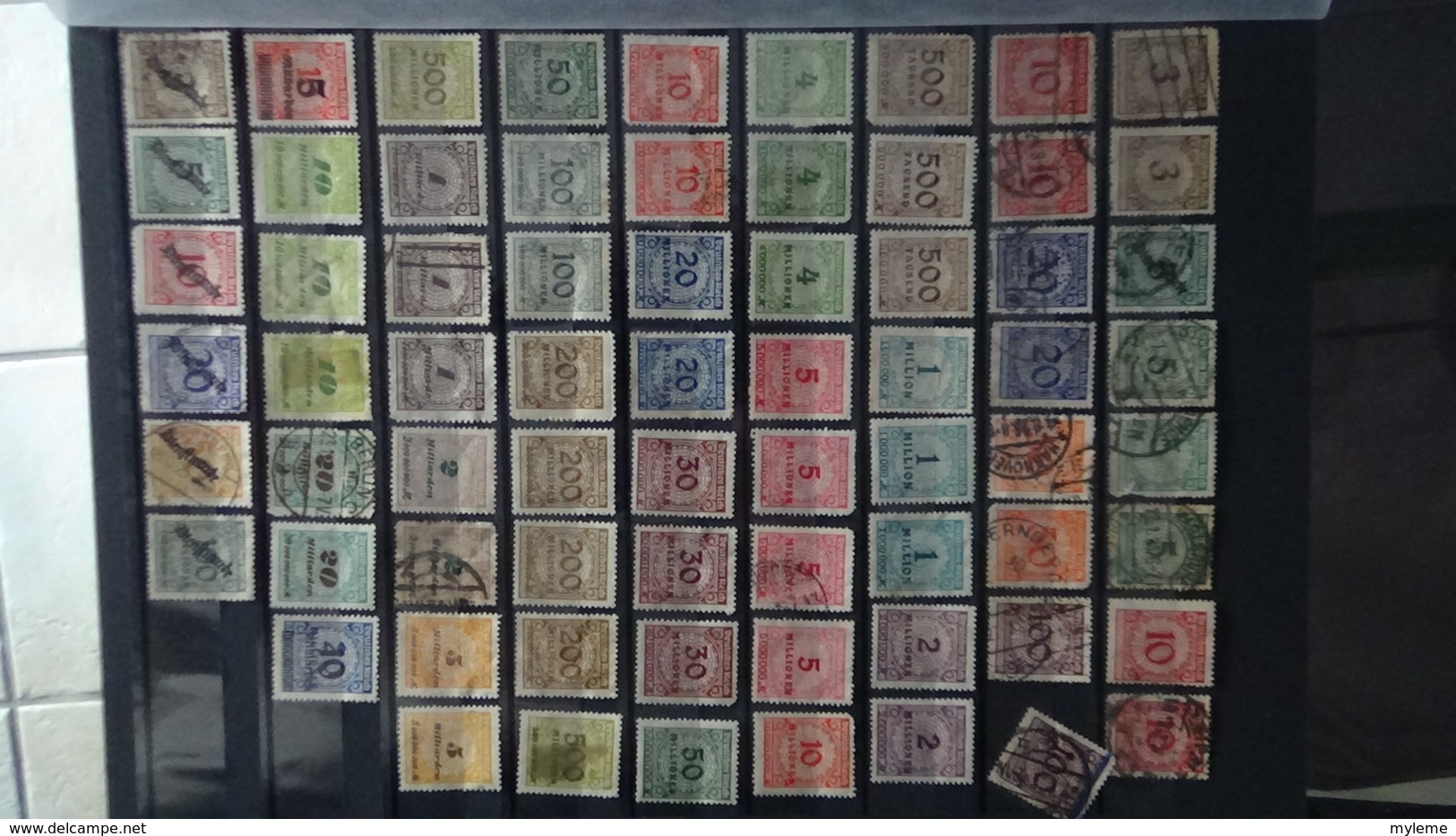 Collection Allemagne majorité oblitérés dont timbres ** de France côte 299 euros hors timbres de l'album !!!