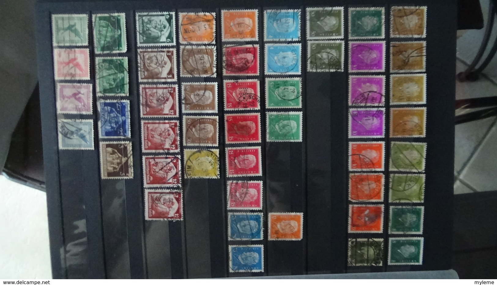 Collection Allemagne majorité oblitérés dont timbres ** de France côte 299 euros hors timbres de l'album !!!