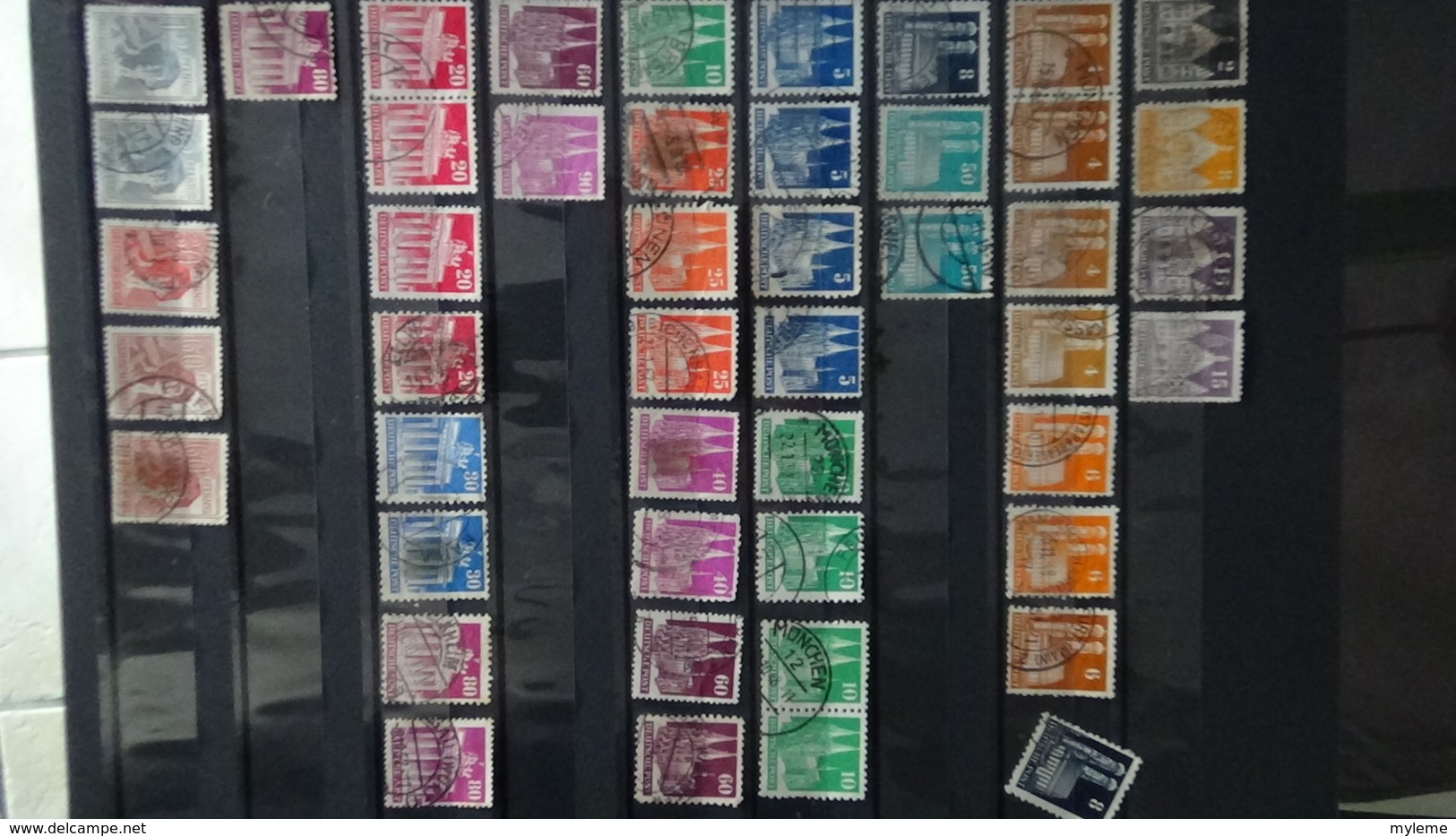 Collection Allemagne majorité oblitérés dont timbres ** de France côte 299 euros hors timbres de l'album !!!