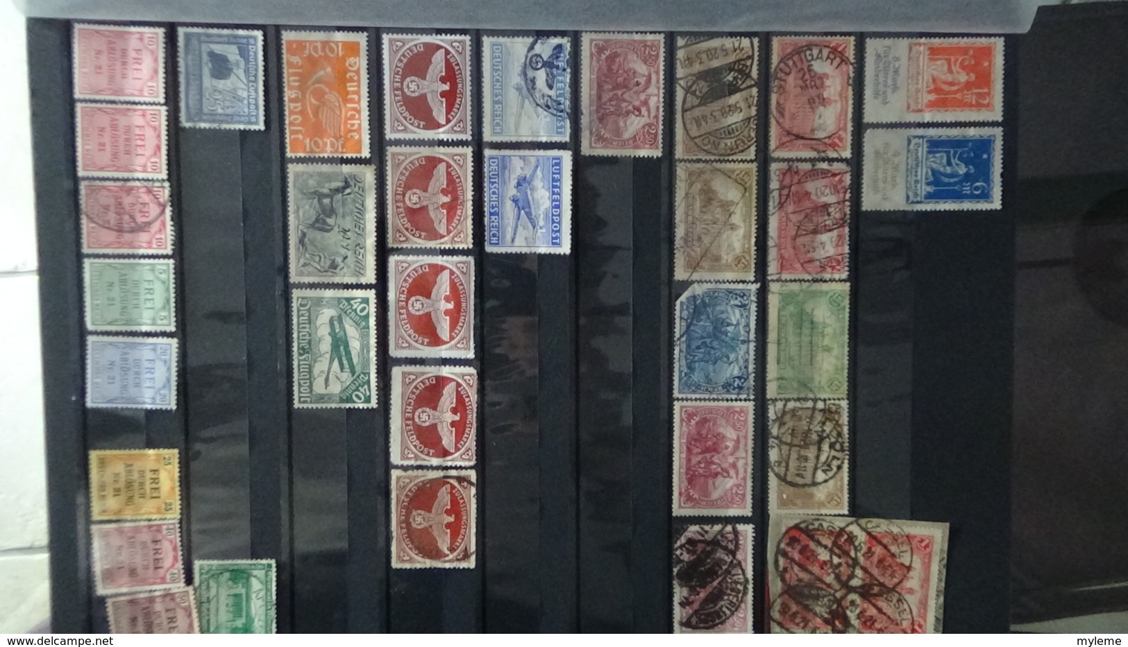 Collection Allemagne majorité oblitérés dont timbres ** de France côte 299 euros hors timbres de l'album !!!