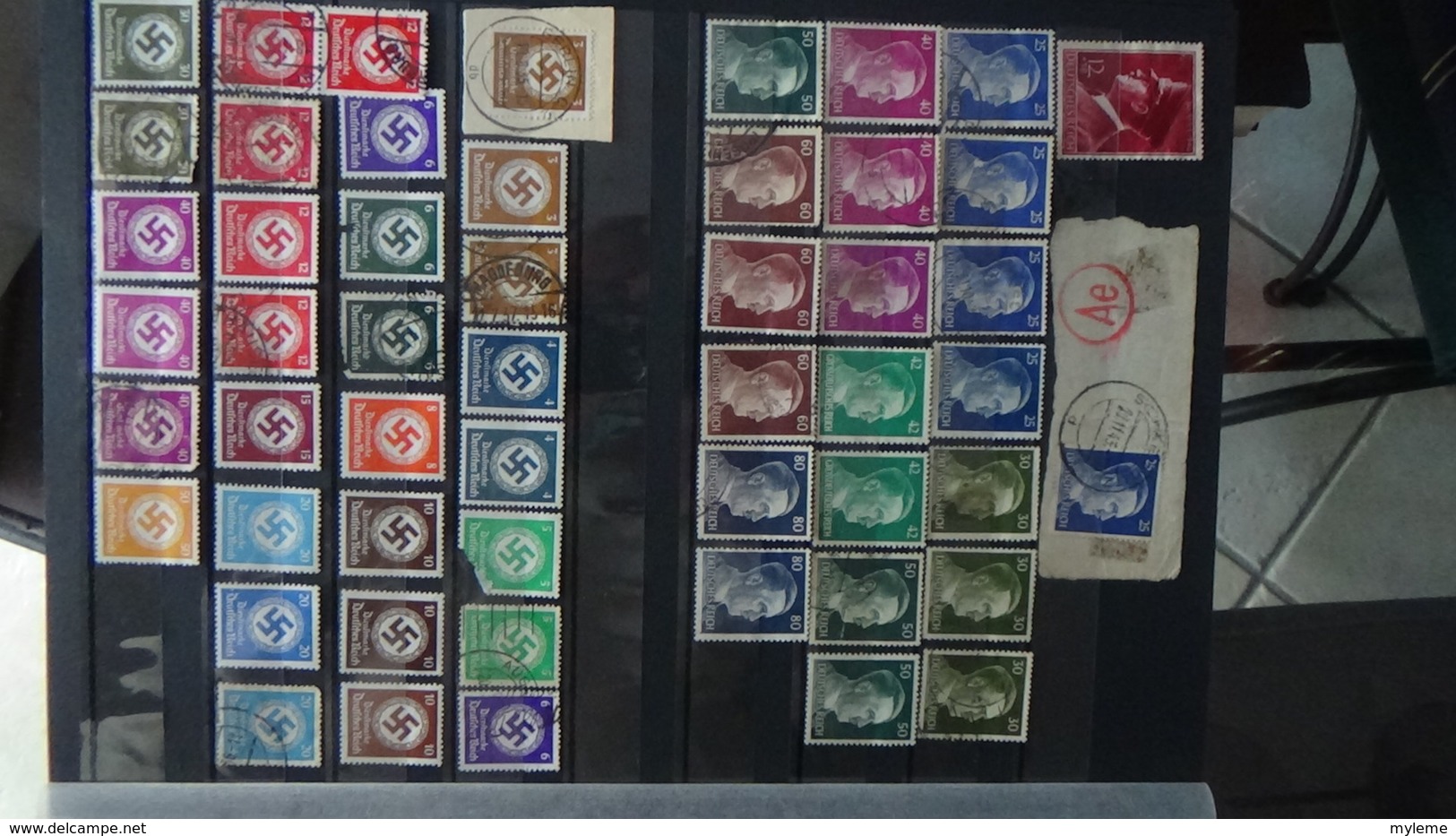 Collection Allemagne majorité oblitérés dont timbres ** de France côte 299 euros hors timbres de l'album !!!