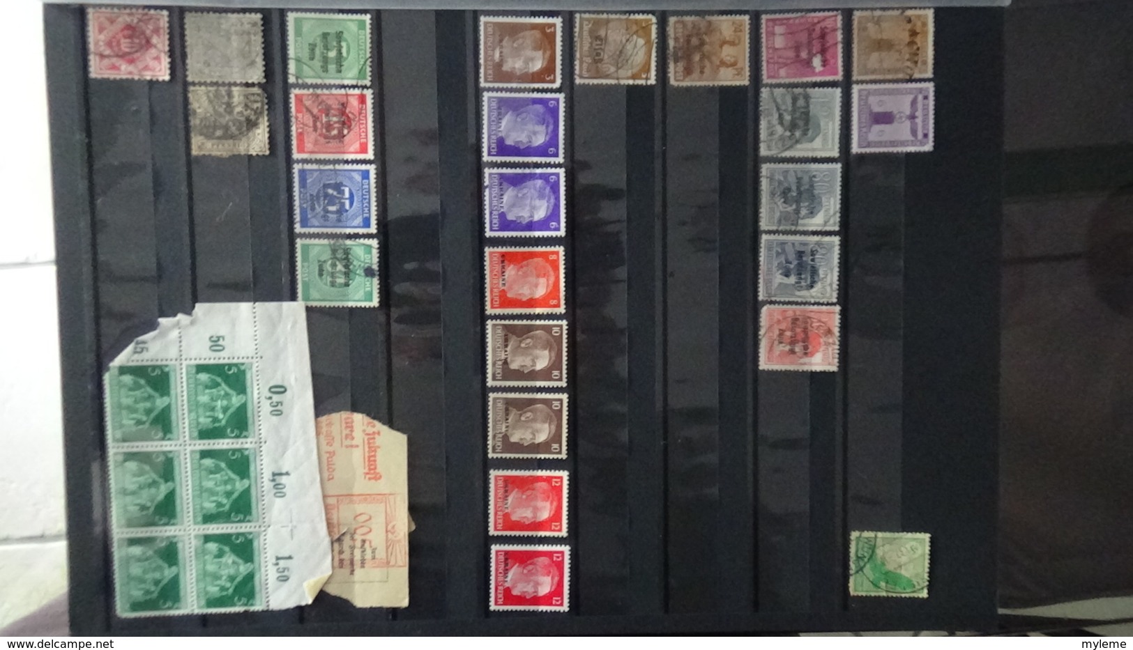 Collection Allemagne majorité oblitérés dont timbres ** de France côte 299 euros hors timbres de l'album !!!