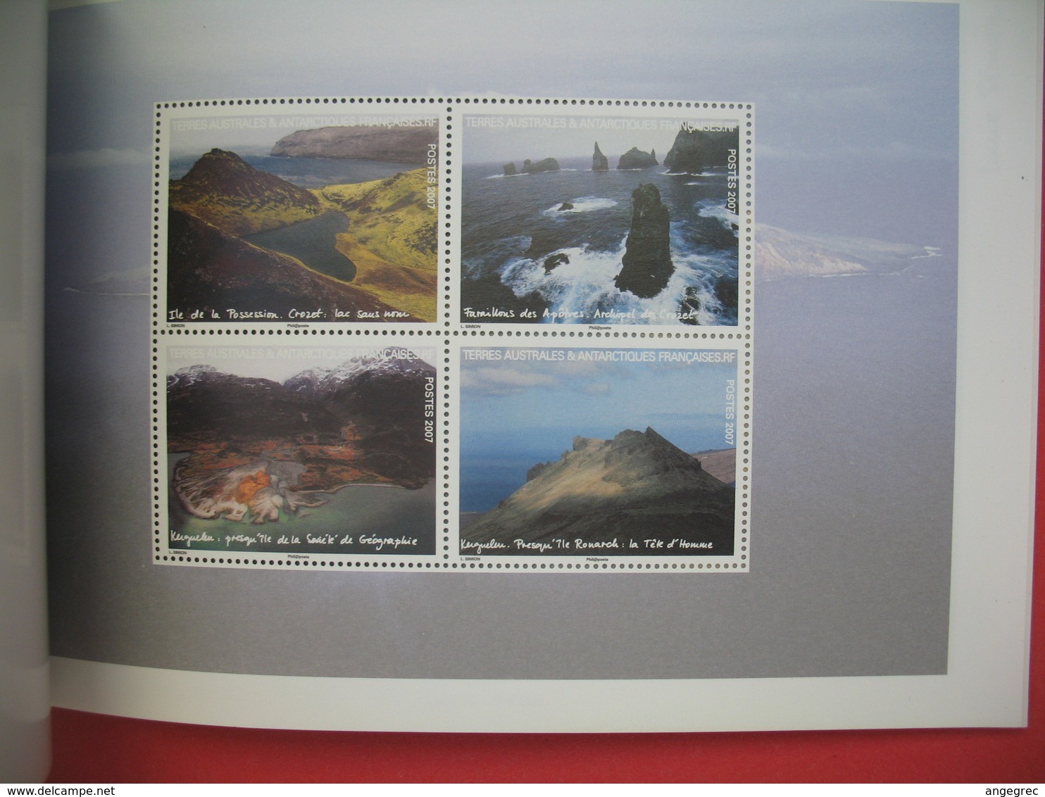 Carnet De Voyage  Terres Australes & Antarctiques Françaises  2005 Paysages Insolites Des Terres Australes - Booklets