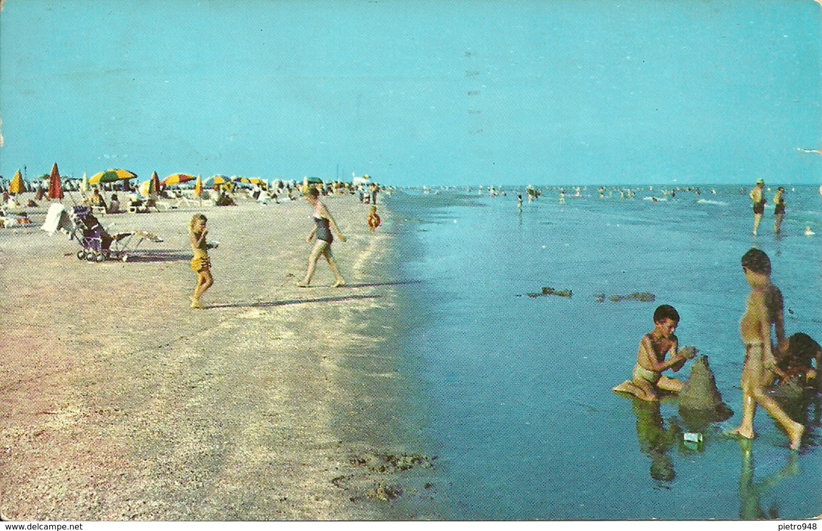 Galveston (Texas, USA) Stewart Beach, Plage, Der Strand, Spiaggia - Galveston