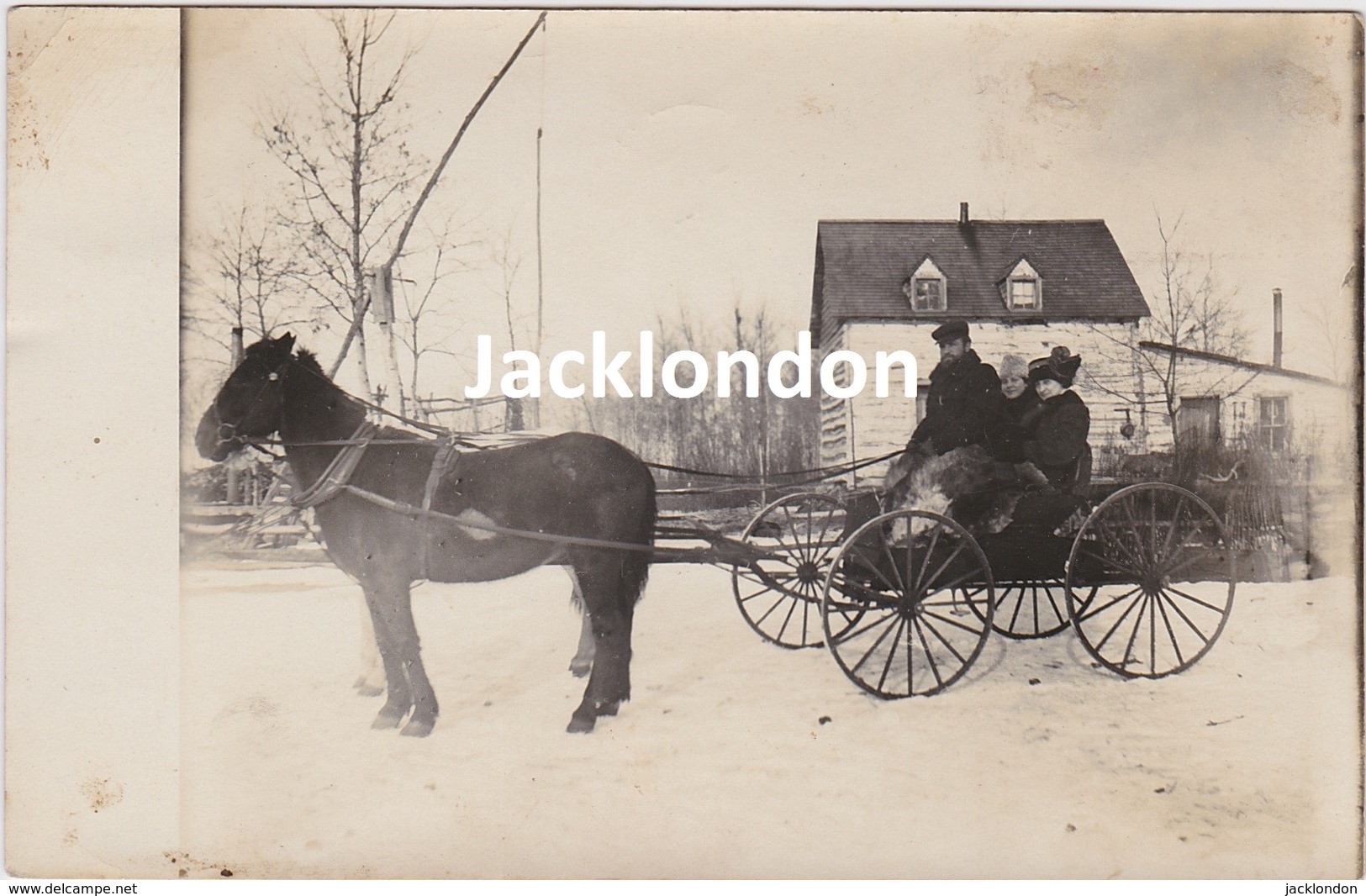 CANADA MANITOBA HAYWOOD  Carte Photographique 10 Février 1912  Eugénie - Otros & Sin Clasificación