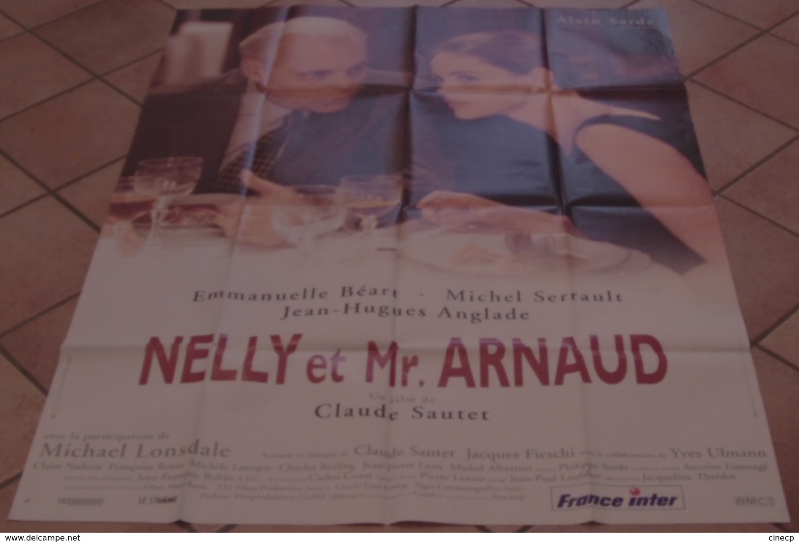 AFFICHE CINEMA ORIGINALE FILM NELLY ET MONSIEUR ARNAUD Claude SAUTET Michel SERRAULT Emmanuelle BEART 1995 - Affiches & Posters