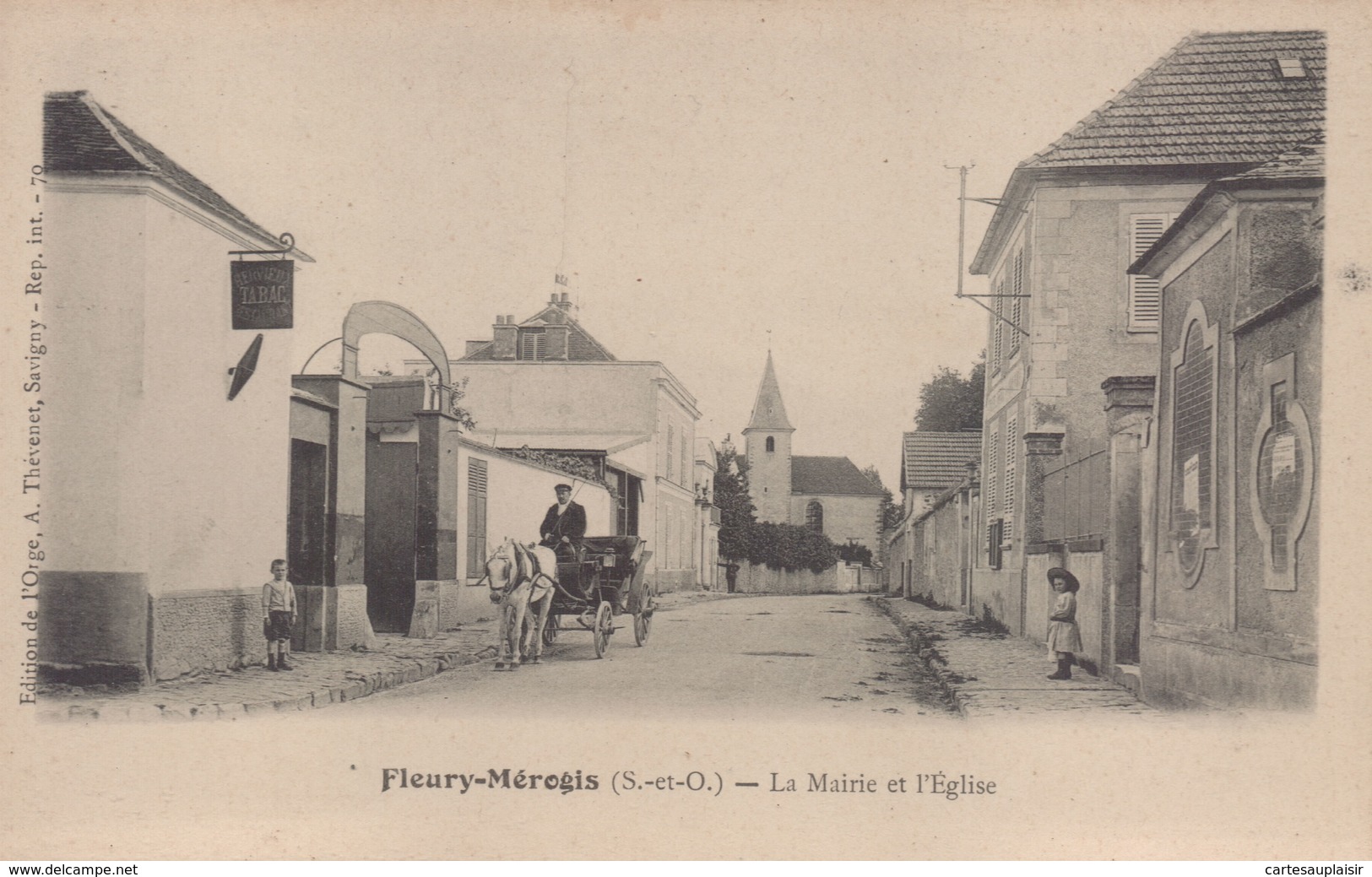 Fleury Merogis : La Mairie Et L'Eglise - Fleury Merogis