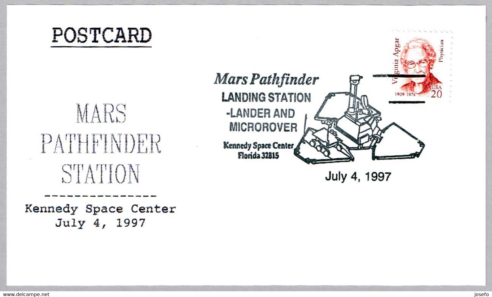 Mision MARS PATHFINDER. Kennedy Space Center  FL 1997 - Astronomùia