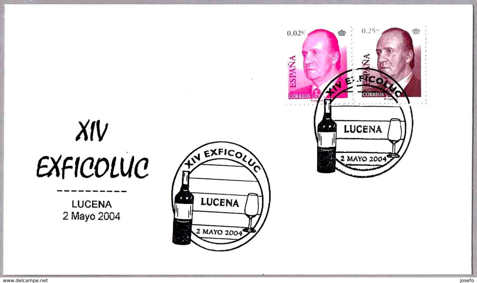 XIV Exficoluc - VINO - WINE. Lucena, Cordoba, Andalucia, 2004 - Vinos Y Alcoholes