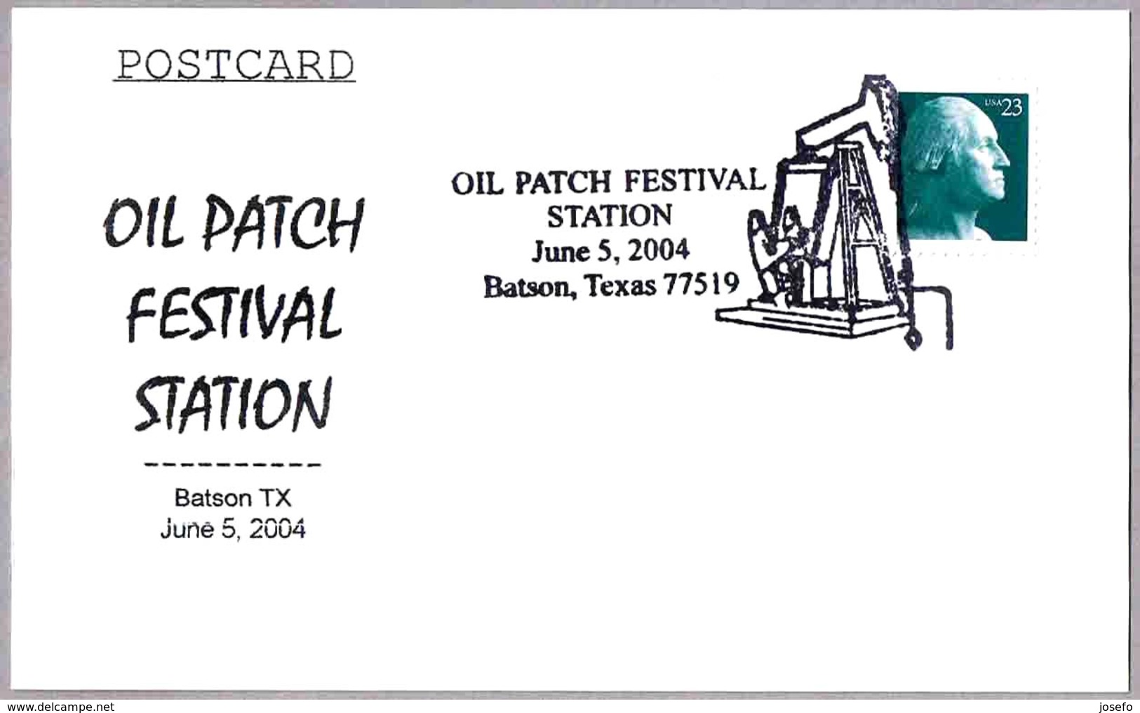 EXTRACCION DE PETROLEO - OIL PATCH FESTIVAL. Batson TX 2004 - Minerali