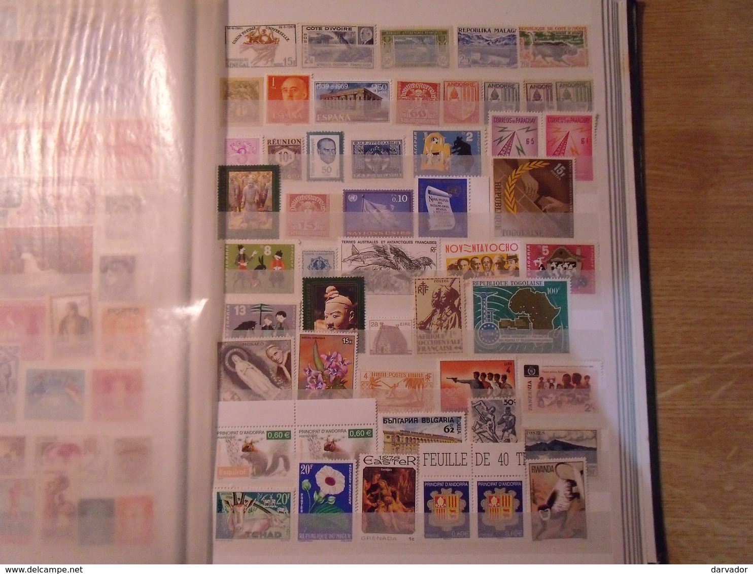 LIQUIDATION / Album M /  timbres divers monde tous neuf **  MNH ( sans charnière   (52 photos ) SUPERBE