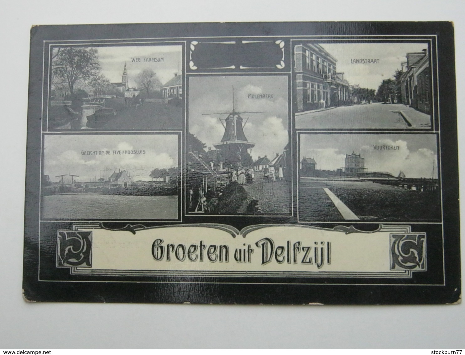 Carte Postale  , Briefkaart ,  DELFZIJL  , Stamp Lost - Delfzijl