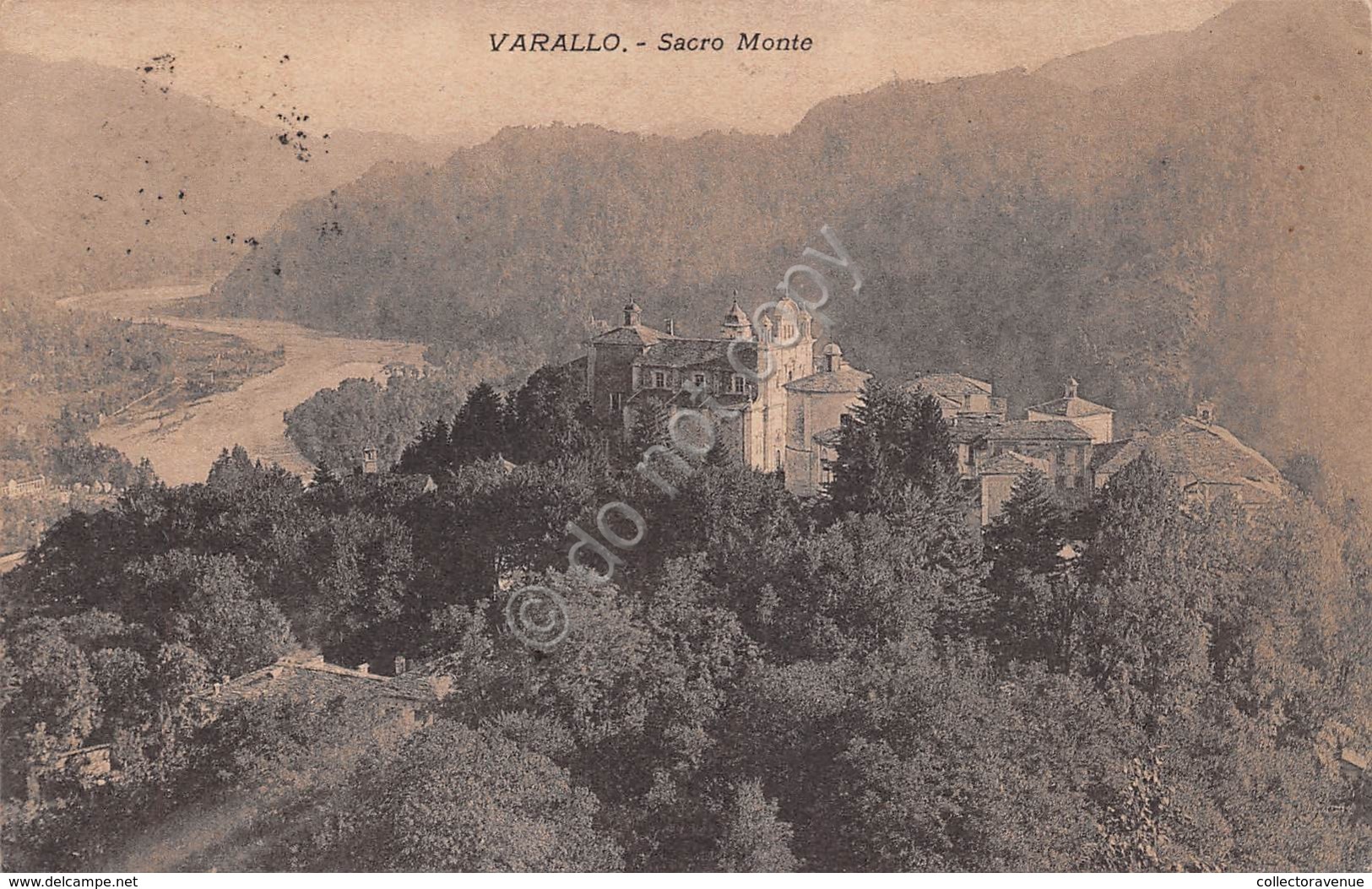 Cartolina Varallo Sacro Monte 1925 (Vercelli) - Vercelli