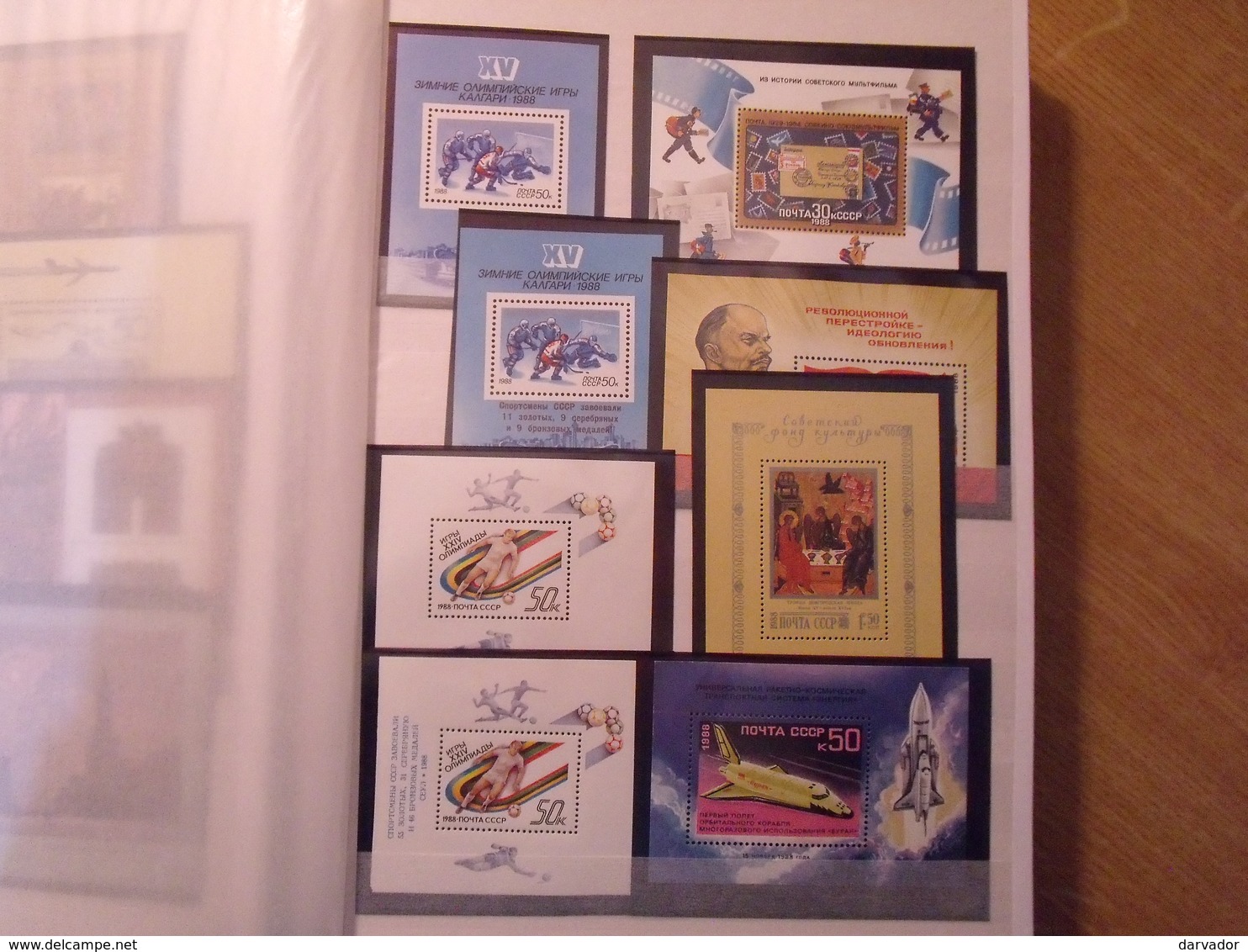 LIQUIDATION / Album BB / collection de 146 blocs de russie / URSS tous neuf **  MNH + divers timbres SUPERBE