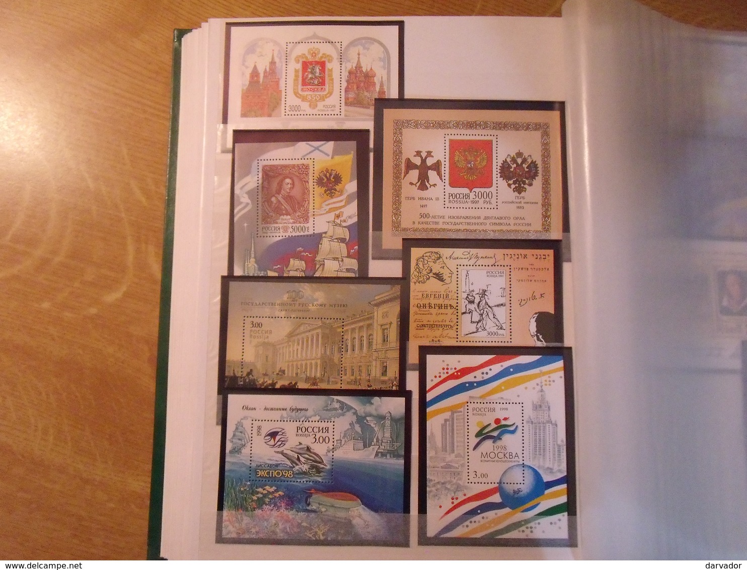 LIQUIDATION / Album BB / collection de 146 blocs de russie / URSS tous neuf **  MNH + divers timbres SUPERBE