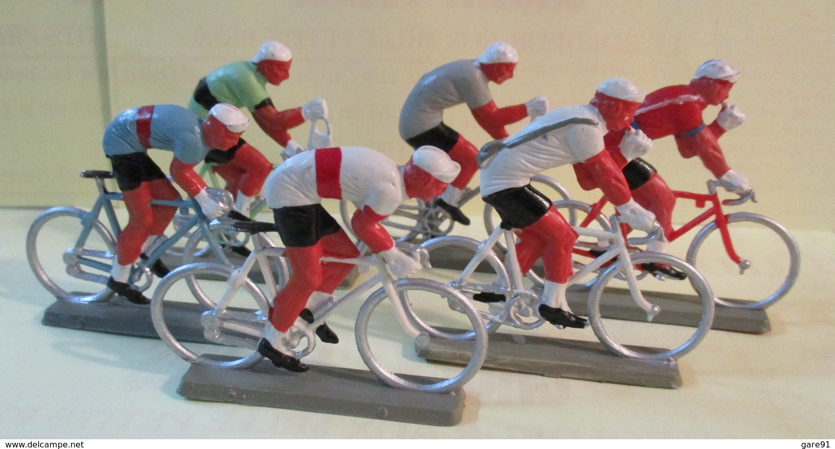 Lot De 6 Coureurs Cyclistes - Autres & Non Classés