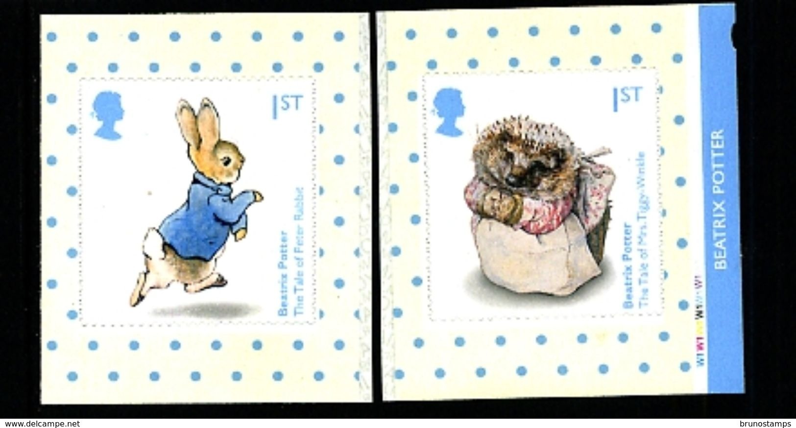 GREAT BRITAIN - 2016  BEATRIX POTTER  S/A  SET  EX BOOKLET  MINT NH - Nuovi