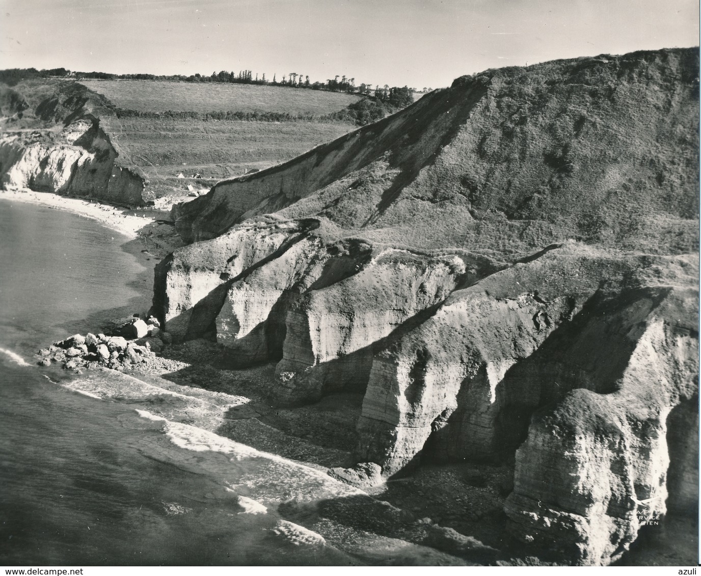 SAINTE HONORINE, Calvados - Photo Tirage Argentique 22 X 27 Cm - LAPIE, Service Aérien - Lieux