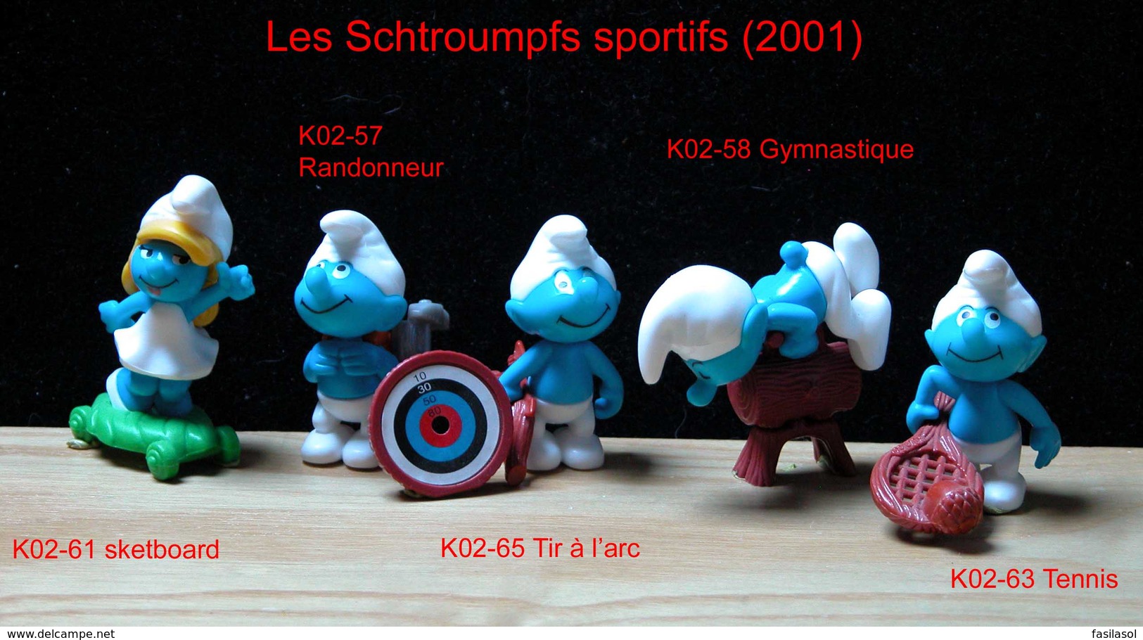 Kinder 2002 : Série Complète SCHTROUMPFS (10 Figurines) Avec 7 BPZ - Cartoons