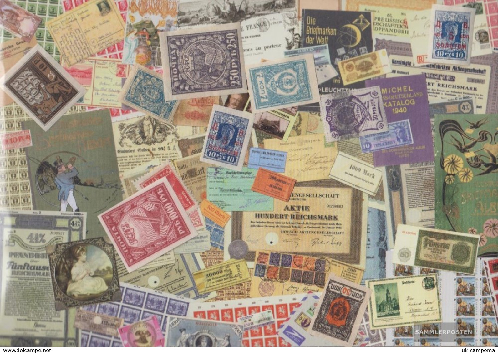 Russland 10 Different Stamps  Out The Years 1918 Until 1923 - Otros & Sin Clasificación