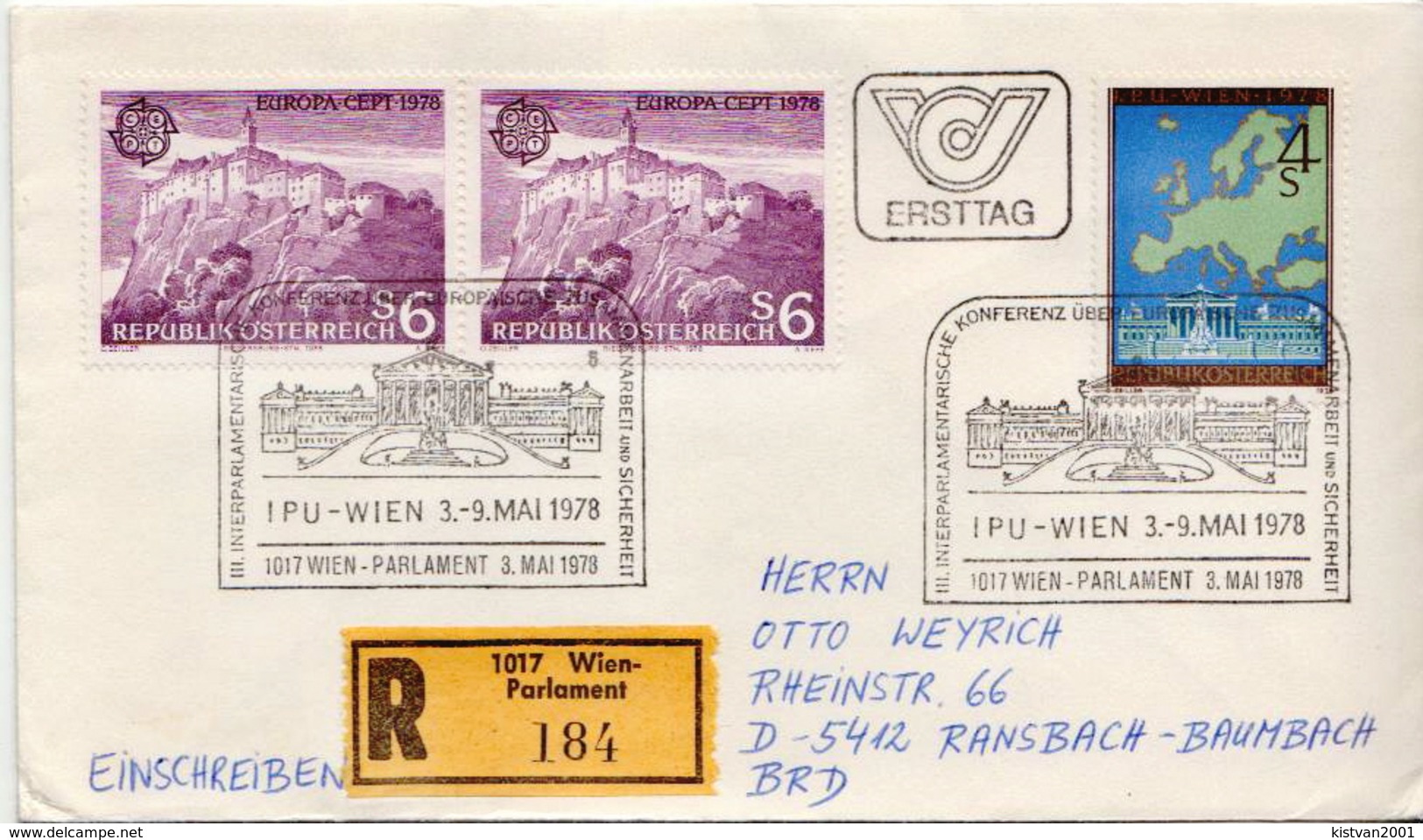 Postal History Cover: Austria R Cover - Brieven En Documenten