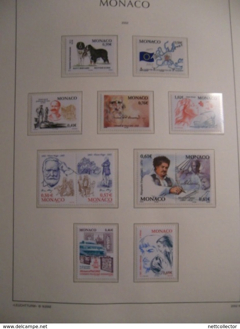 MONACO COLLECTION DE 2002 A 2010 QUASI COMPLETE TIMBRES BLOCS ET CARNETS NEUFS** LUXE FACIALE IMPORTANTE - Collections, Lots & Séries