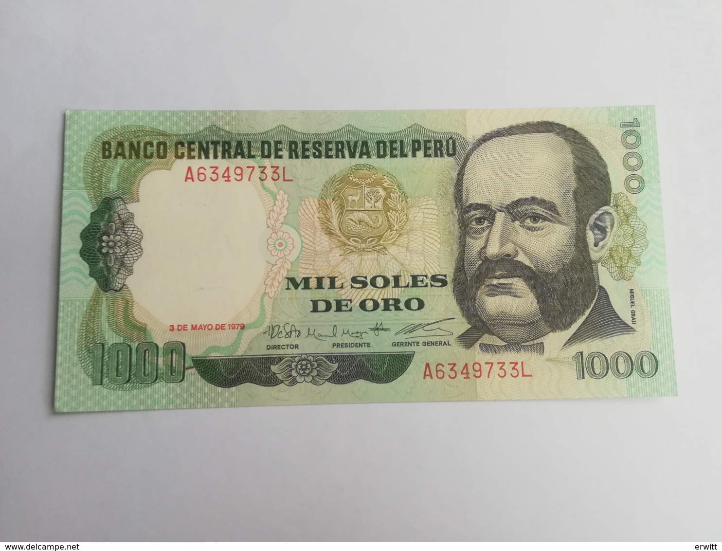 PERU‘ 1000 PESOS ORO 1979 - Peru