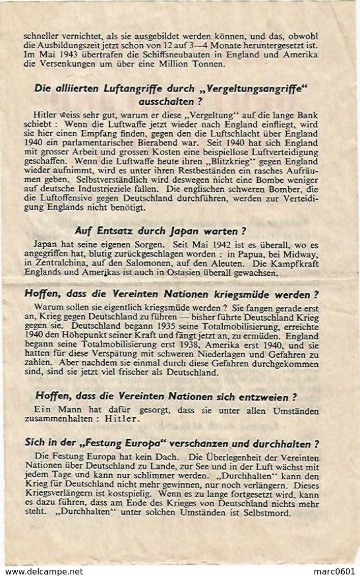 Flugblatt - 1939-45