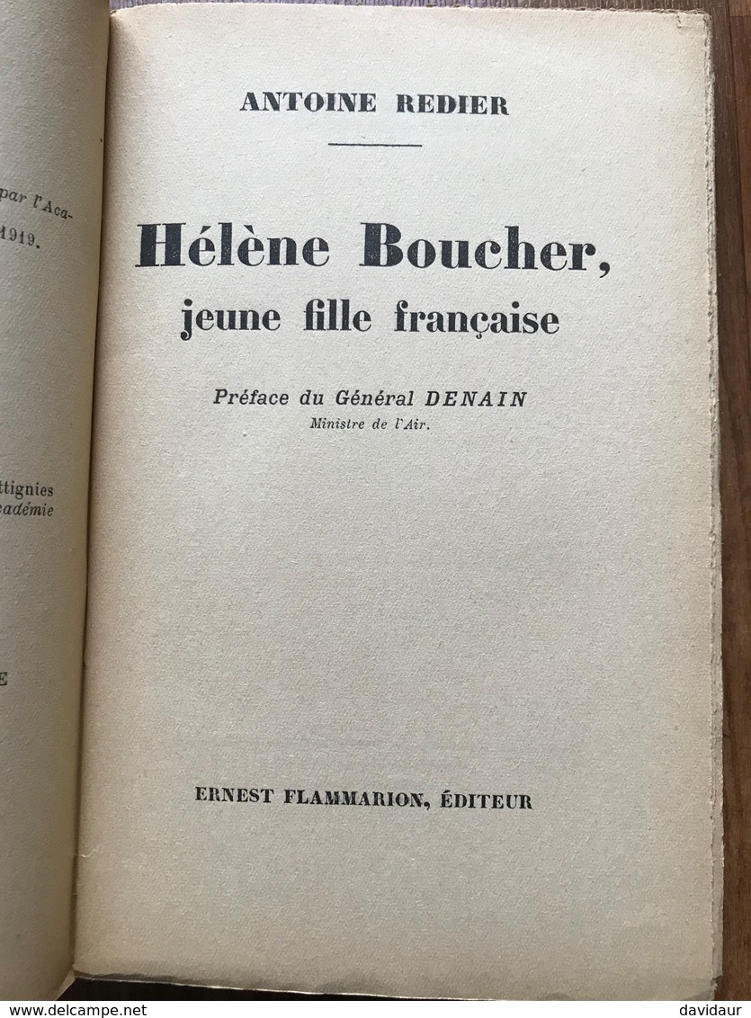 2 biographies de l'aviatrice Hélène Boucher