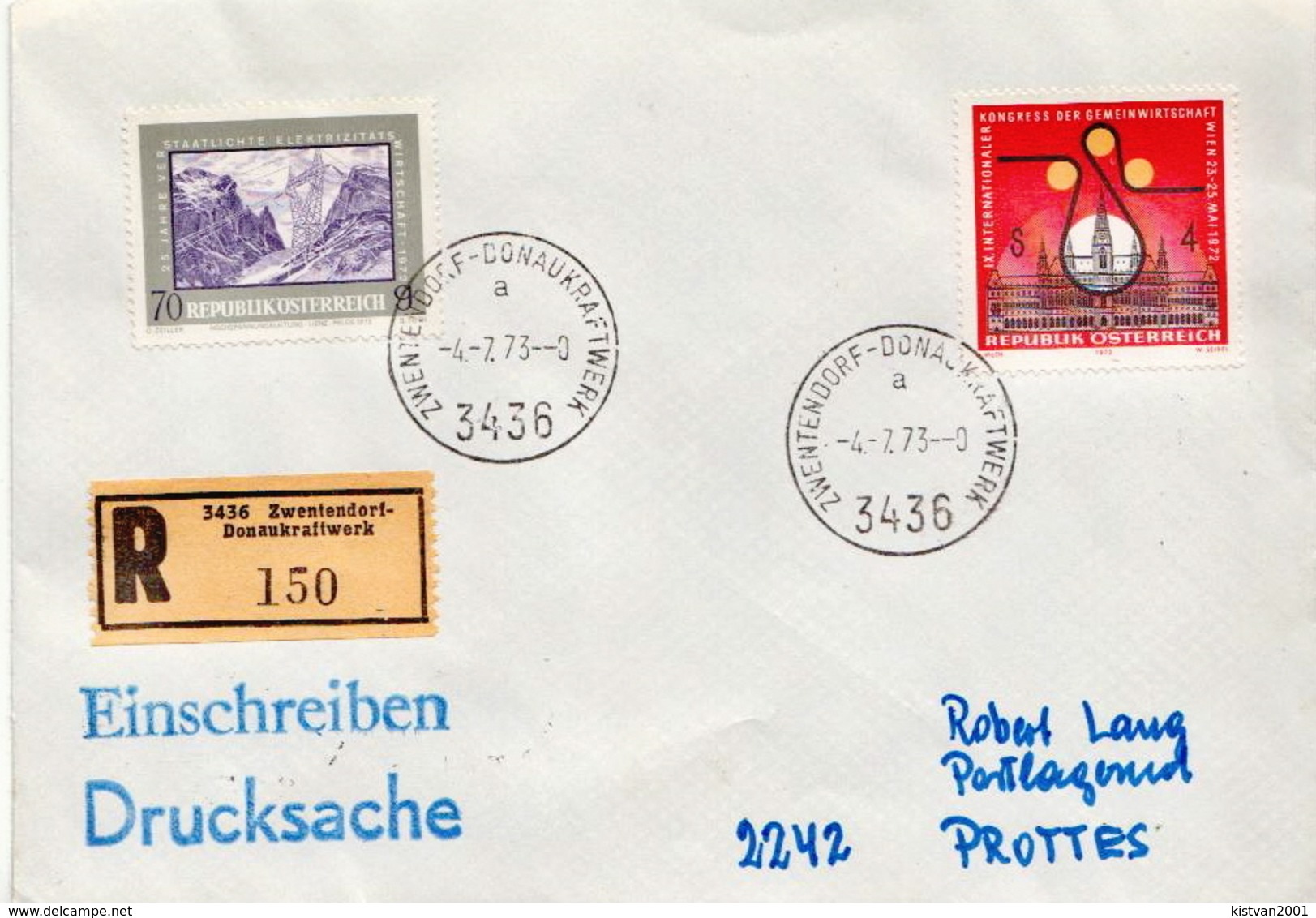 Postal History Cover: Austria R Cover - Brieven En Documenten