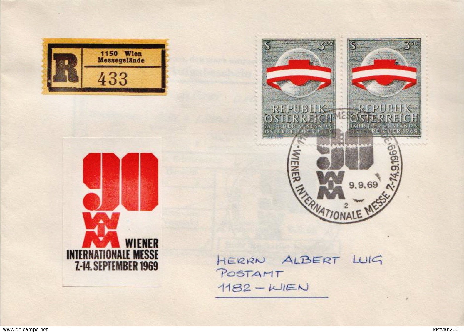 Postal History Cover: Austria R Cover - Brieven En Documenten