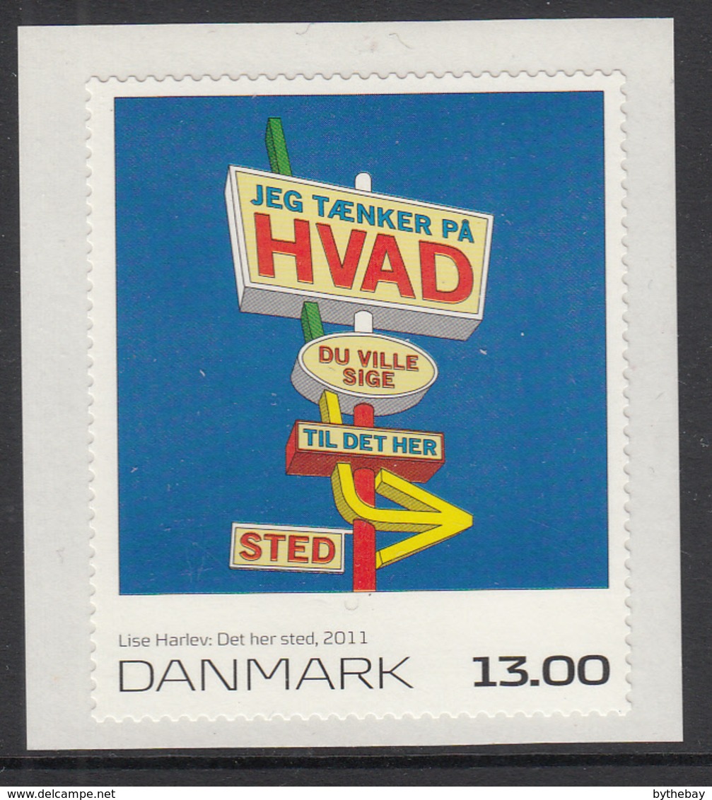 Denmark 2011 MNH Scott #1521 13k Det Her Sted By Lise Harlev Paintings - Nuovi