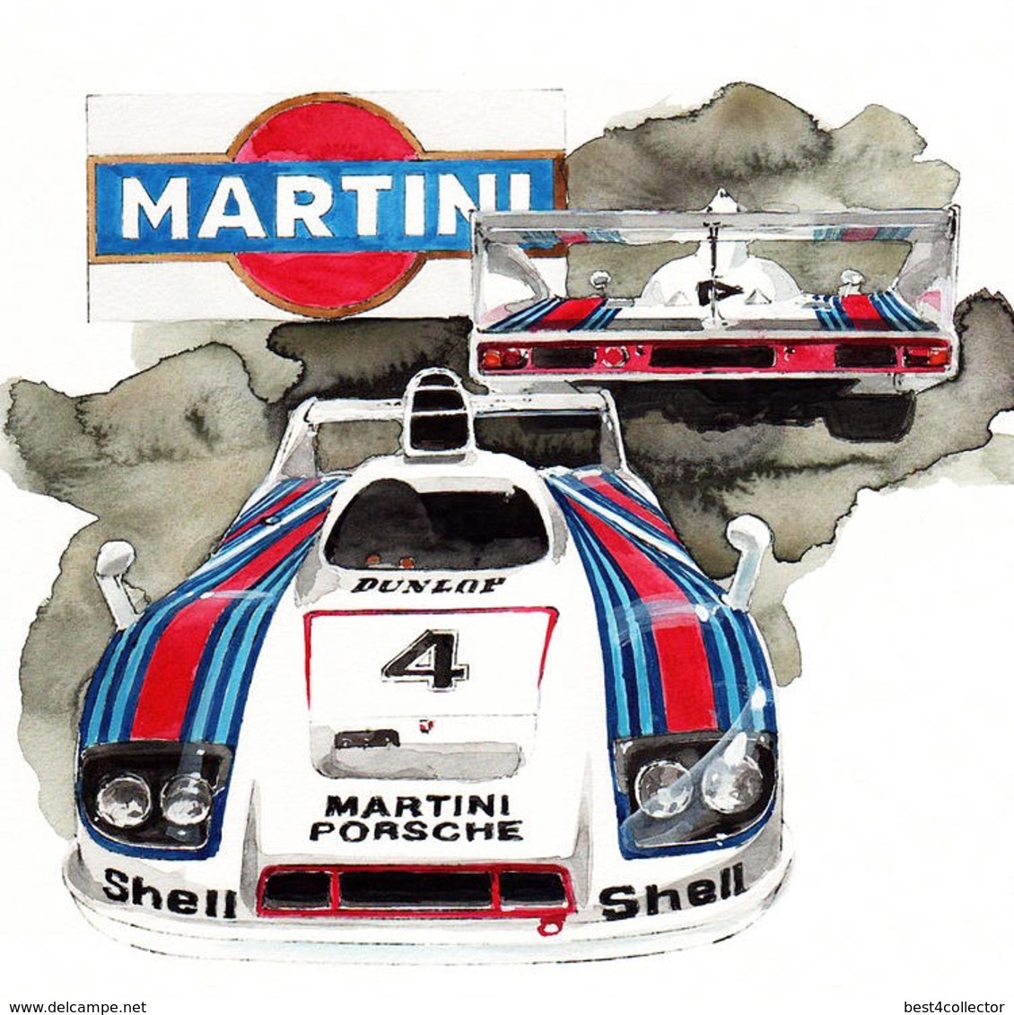 @@@ MAGNET - Porsche Martini - Publicitaires