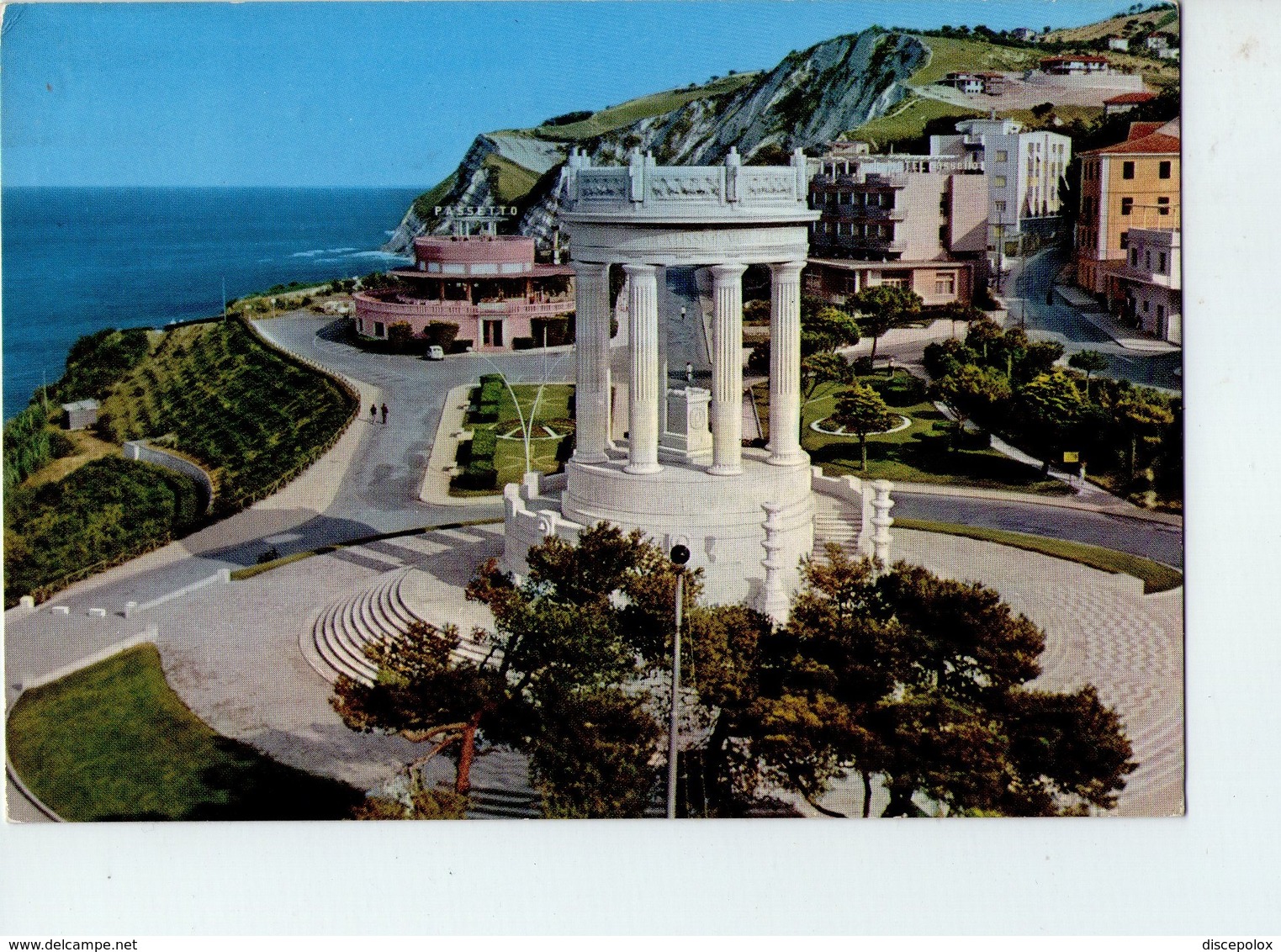 U4085 Cartolina 1970 ANCONA (marche, Italia) Monumento Ai Caduti + Monument _ Ed Gio Cart 37 @trimboli - Ancona