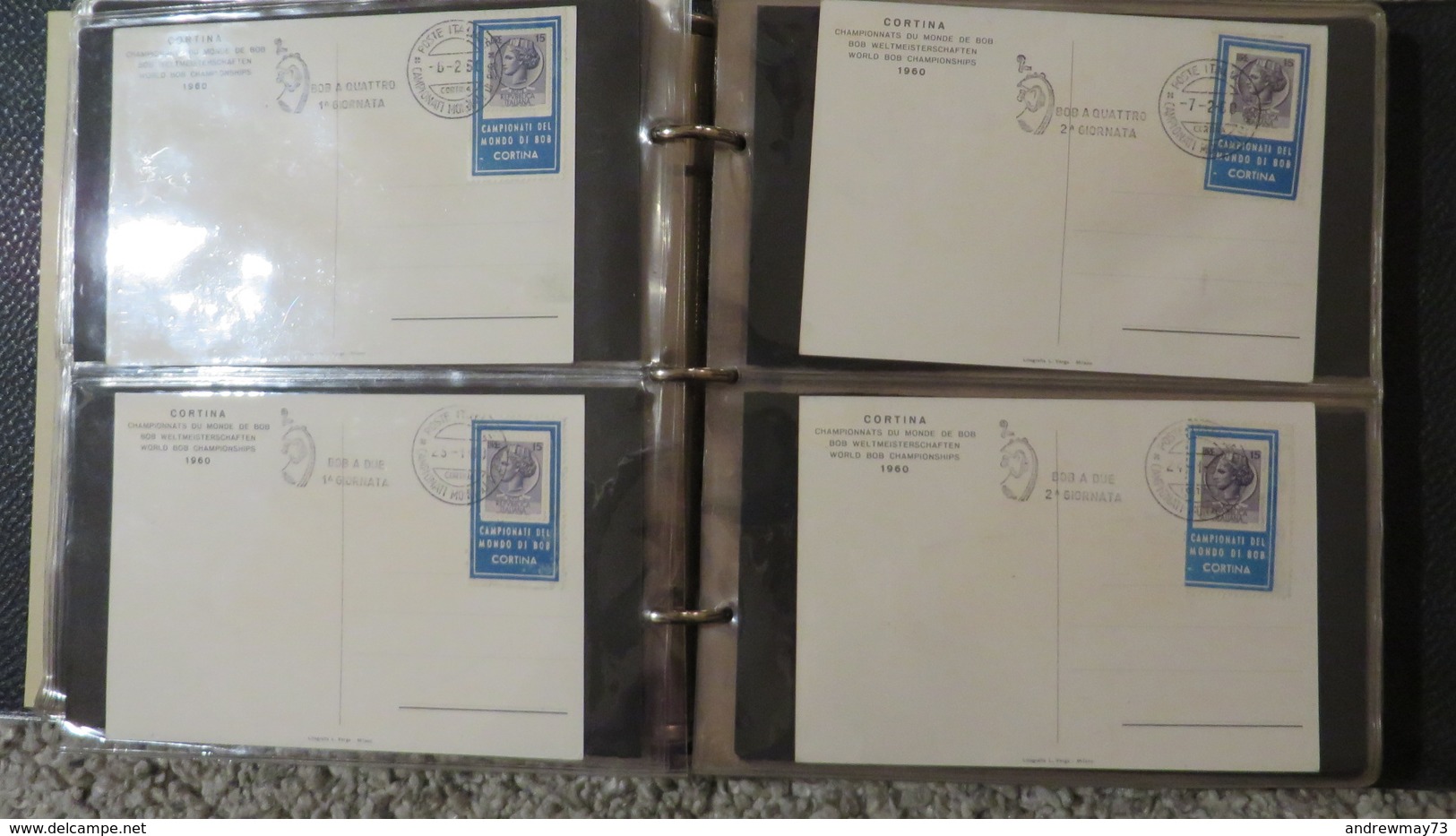 FDC COLLECTION- 8 BOOKS 615 FDC (480 FROM ITALY)