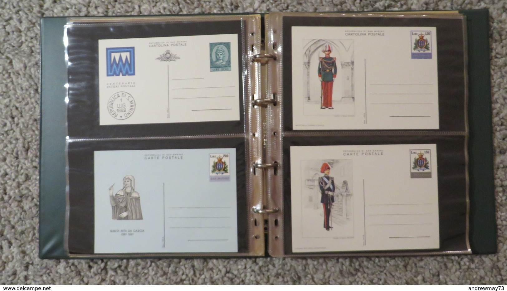 FDC COLLECTION- 8 BOOKS 615 FDC (480 FROM ITALY)