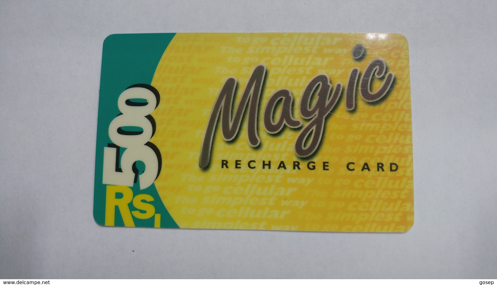 India-magic-ready Recharge Card-(2)-(rs.500)-used Card+1 Card Prepiad Free - Inde