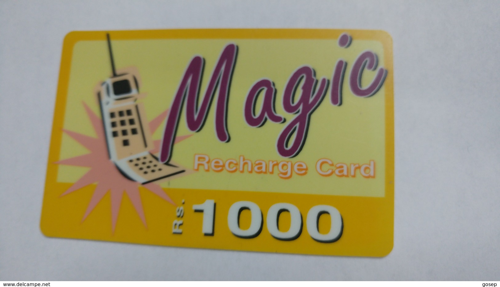India-magic-ready Recharge Card-(4)-(rs1000)-used Card+1 Card Prepiad Free - Indien