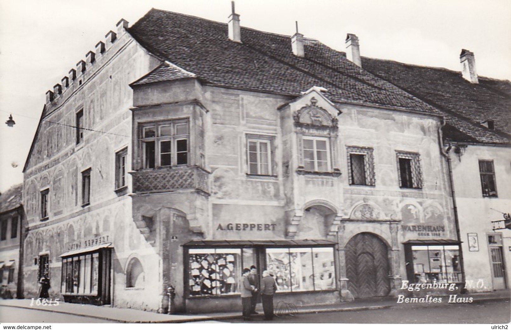 AK Eggenburg - Bemaltes Haus (38005) - Eggenburg