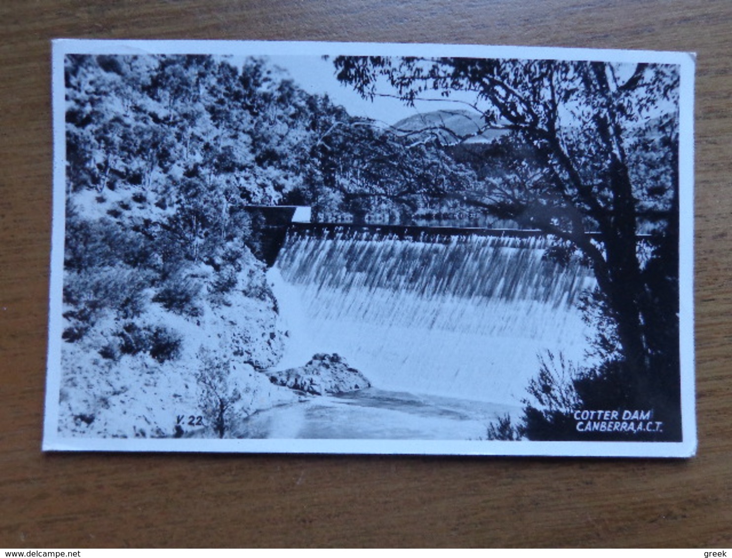 Australia / Canberra, Cotter Dam --> Written 1951 - Canberra (ACT)