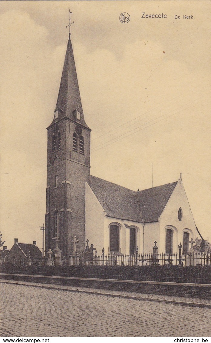 Zevekote, Zevecote, De Kerk (pk51875) - Gistel