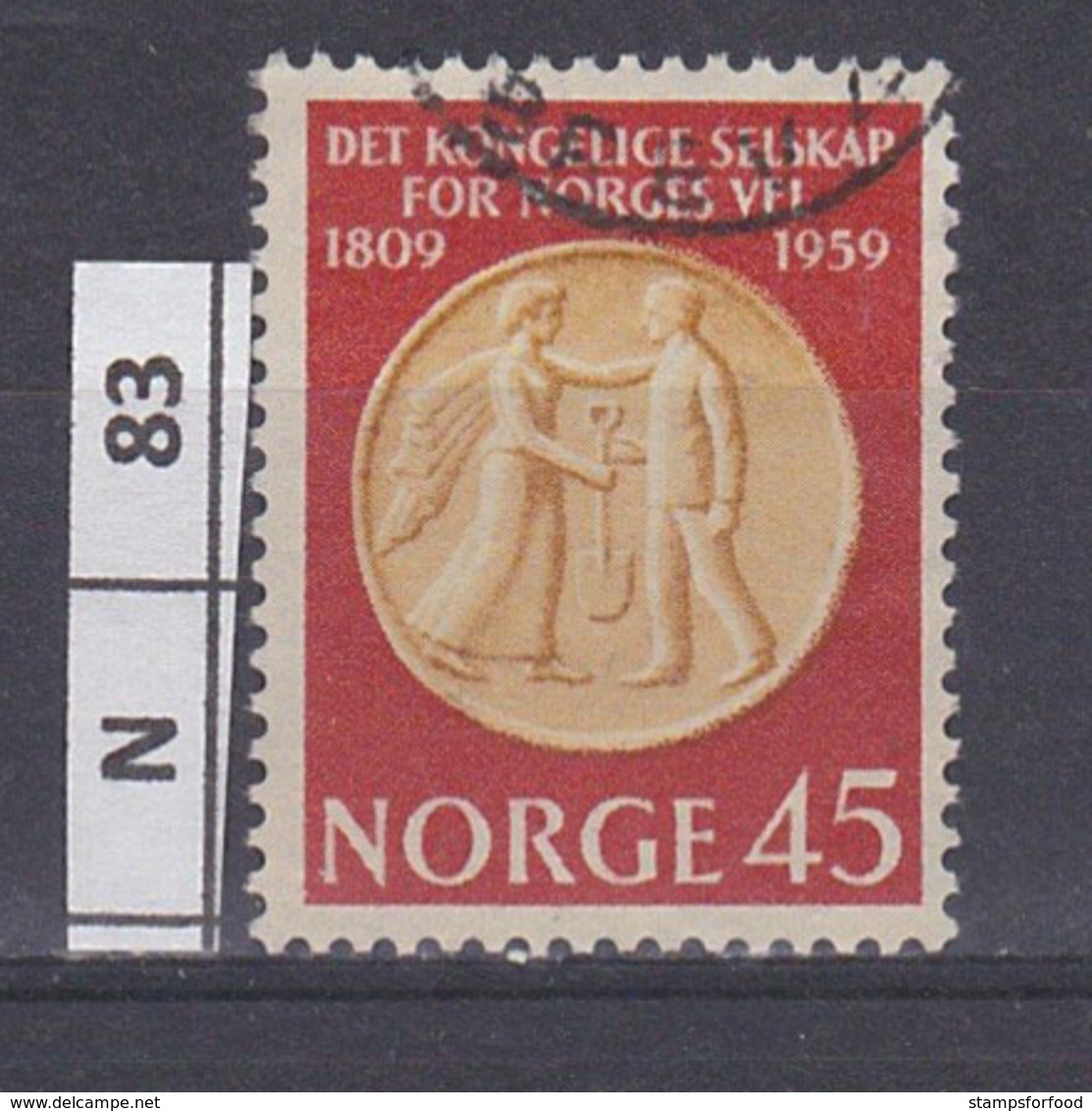 NORVEGIA  1959	R.S. Welfare 45 Usato - Usati