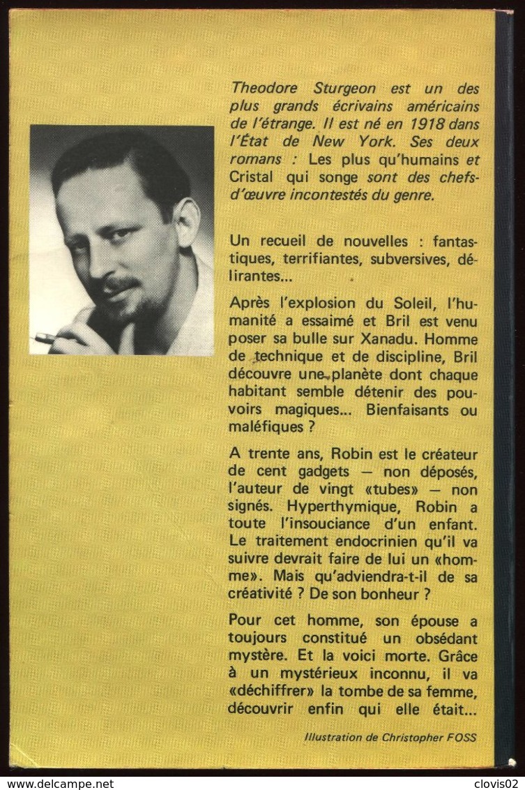 Les Talents De Xanadu - Theodore STURGEON - J'ai Lu 829 - Science-Fiction 1979 - J'ai Lu