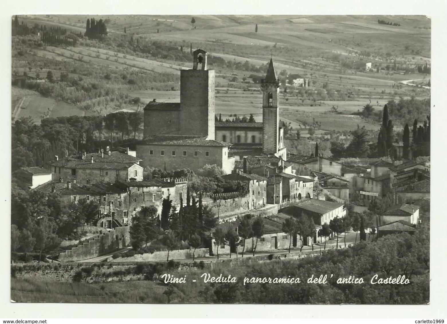 VINCI - VEDUTA PANORAMICA DELL'ANTICO CASTELLO   VIAGGIATA FG - Firenze