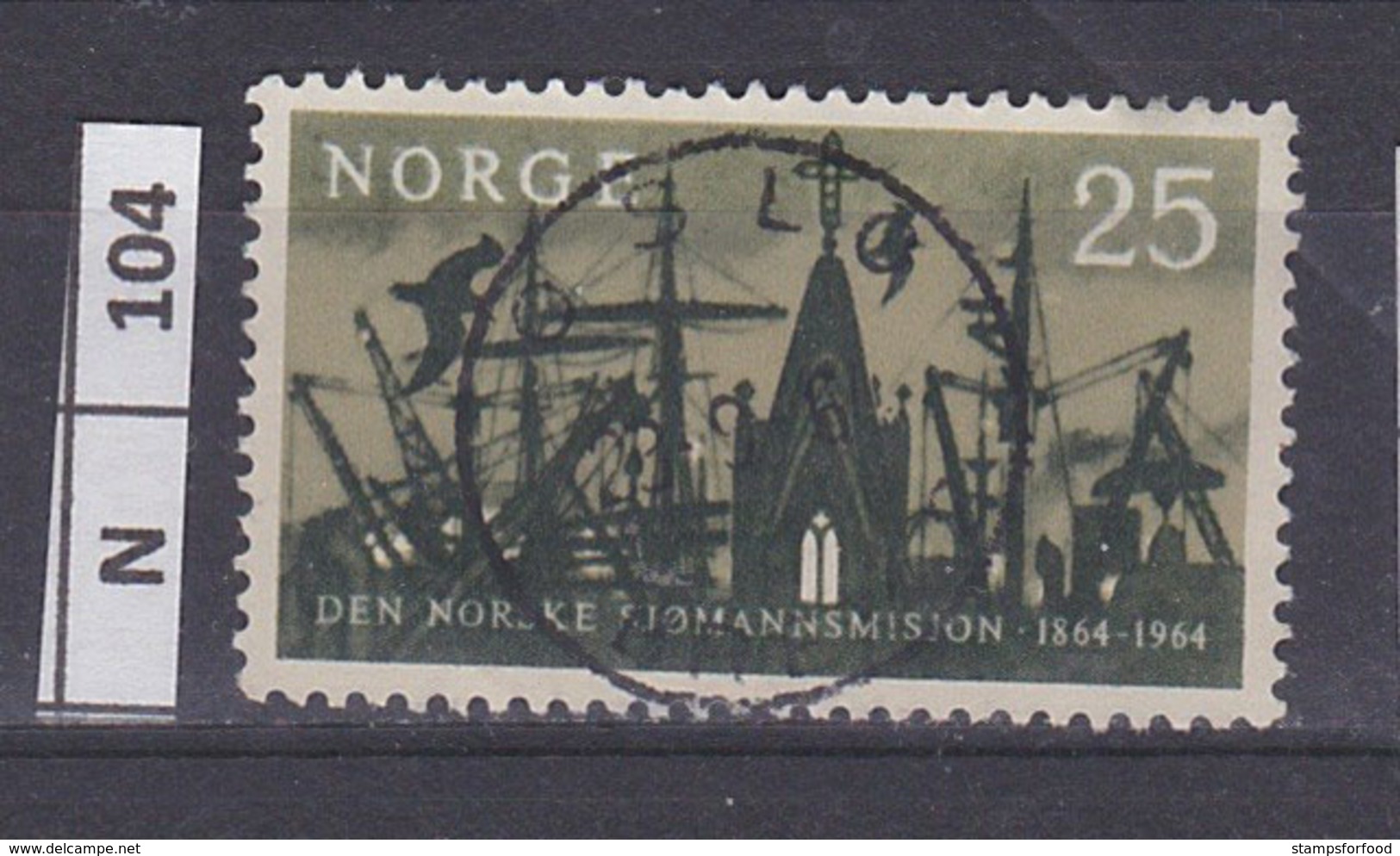 NORVEGIA   1964	Missione Gente Di Mare 25 Usato - Usati