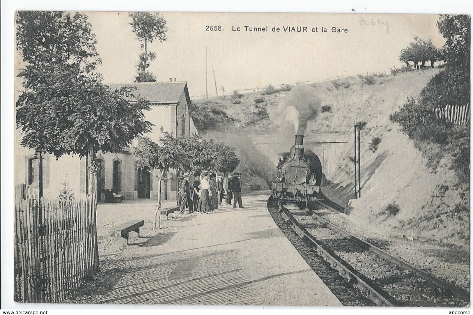 Le Tunnel De VIAUR Et La Gare (Aveyron) - Autres & Non Classés